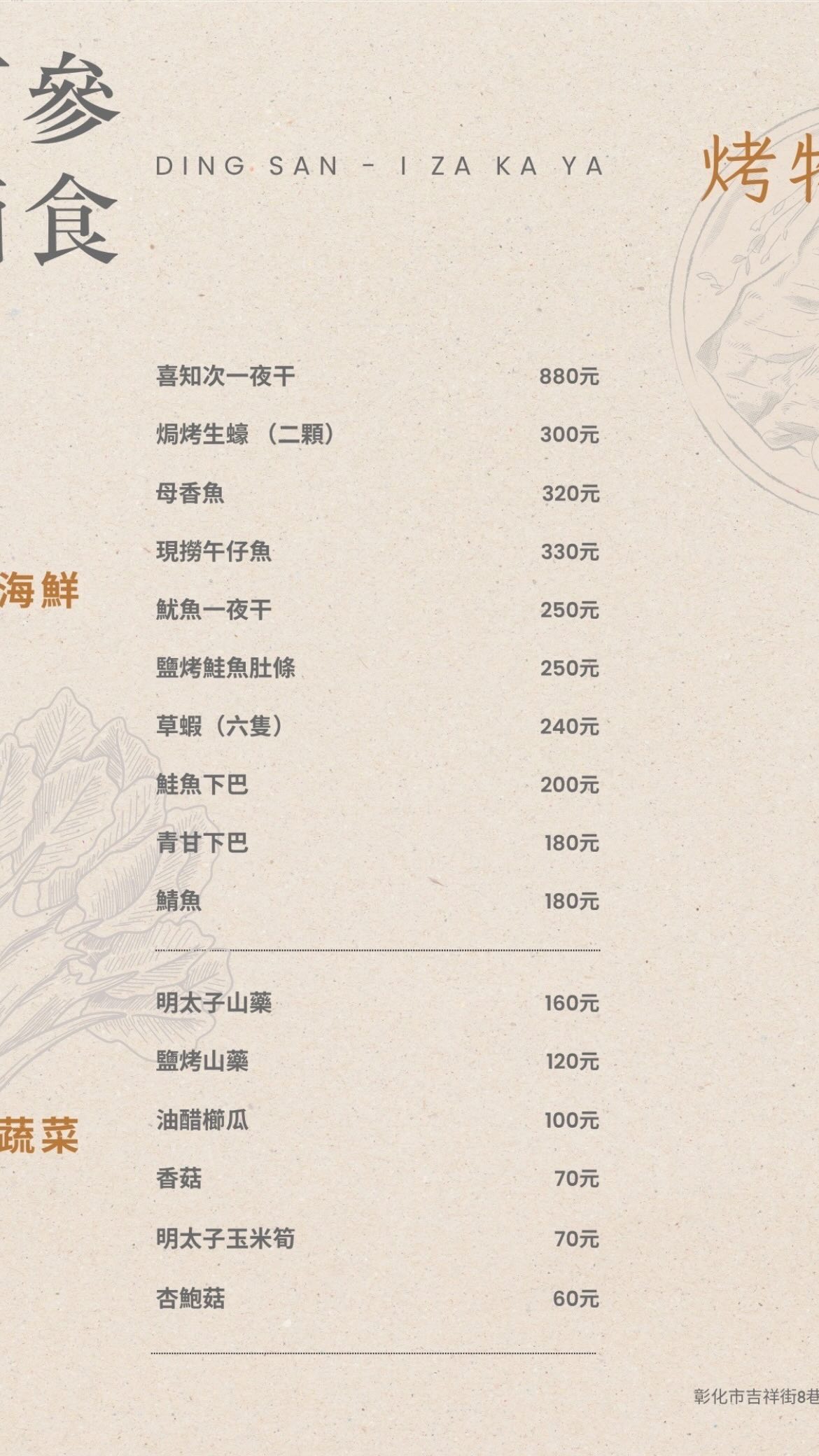 彰化美食 彰化必吃 彰化串燒居酒屋 彰化串燒 彰化燒鳥 彰化日本料理 彰化居酒屋 彰化車站美食推薦 彰化車站串燒 彰化車站美食 彰化宵夜 彰化小酌 彰化bar 彰化隱藏 彰化深夜 彰化日式